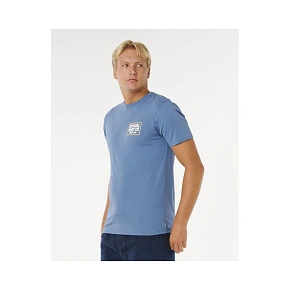 Pánské tričko RIP CURL Pacific Rinse Sunrise Tee, modré Pánské tričko RIP CURL Pacific Rinse Sunrise Tee, modré
