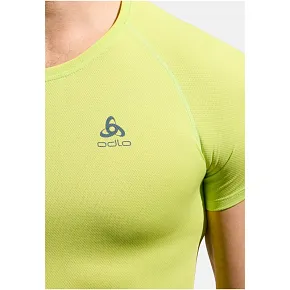 Koszulka z krótkim rękawem męska ODLO Active F-Dryight Eco BL Top Crew Neck S/S zielona pánské Koszulka z krótkim rękawem męska ODLO Active F-Dryight Eco BL Top Crew Neck S/S zielona pánské