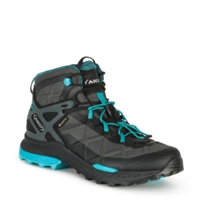 AKU Rocket Mid DFS GTX dámské turistické boty - black/turquoise