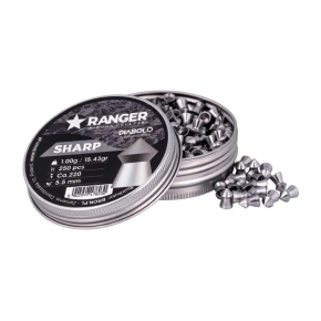 5,5 mm RANGER Diabolo Sharp Point 250 kuliček 1,00 g