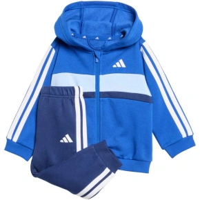 Dětská tepláková souprava adidas Essentials Tiberio 3 Stripes Fleece modrá KC6004