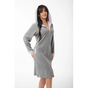 Dámský župan FR-373 Béžová s ecru - DOROTA