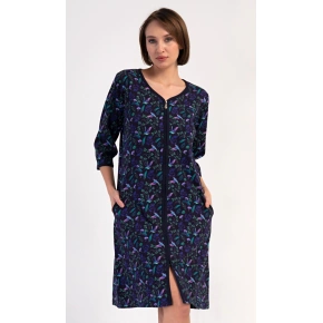 Dámské domácí šaty Kolibřík modré - Vienetta