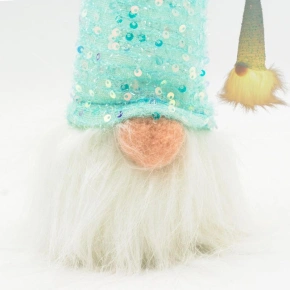 DEKORATIVNÍ LED SANTA CLAUS 25CM MODRÁ