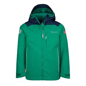 Trollkids Kids Bergen Jacket pepper green/navy (610-327) dětská bunda do deště pro chlapce/dívky Trollkids Kids Bergen Jacket pepper green/navy (610-327) dětská bunda do deště pro chlapce/dívky