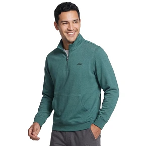 Skechers Weekend Easy 1/4 Zip LT269-STOL zelené L Skechers Weekend Easy 1/4 Zip LT269-STOL zelené L