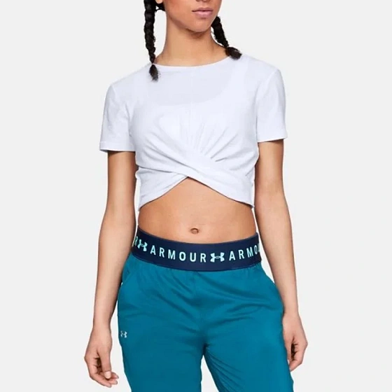 Dámské tričko Lightweight Lux Crop W 1305484-100 - Under Armour