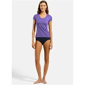 Koszulka damska Odlo ACTIVE F-DRY LIGHT BL TOP crew neck s/s fioletowa Koszulka damska Odlo ACTIVE F-DRY LIGHT BL TOP crew neck s/s fioletowa