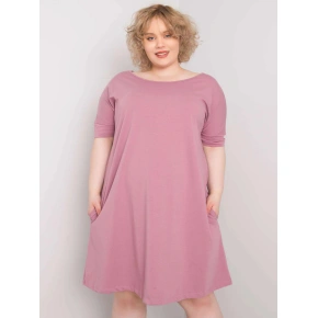 Dámské šaty SK 6639.02X starorůžové - FPrice