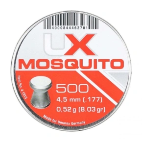 Brokové náboje 4,5 mm UMAREX Mosquito flat molet. 500ks
