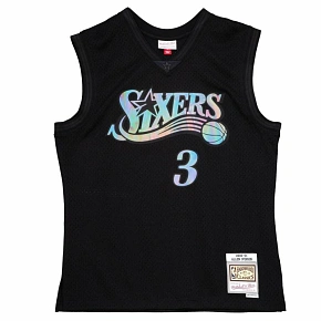 Mitchell & Ness NBA Philadelphia 76ers Allen Iverson Swingman Tričko - SMJYLF19035-P76BLCK00AIV