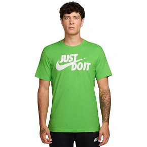 Pánské tričko Nike Just Do It Swoosh zelené AR5006 308 pánské
