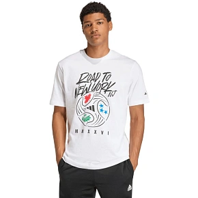 Pánské tričko adidas FIFA World Cup 26TM Road to NYNJ Graphic t-shirt white KB2535 pánské