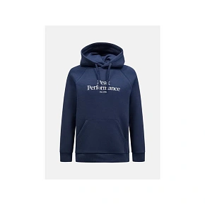 Pánská mikina Peak Performance M Original Hood, barva tmavě modrá Pánská mikina Peak Performance M Original Hood, barva tmavě modrá
