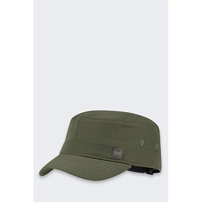 Kšiltovka Buff Military Cap – jednobarevná khaki, velikost: S–M