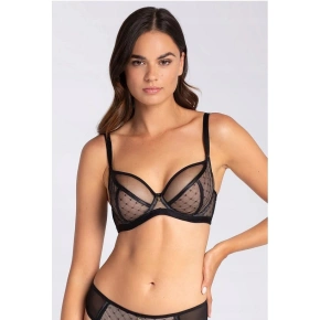Dámská podprsenka NANCY 01 Černá s béžovou - Gatta