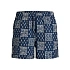 Jack&Jones pánské plavecké šortky JPSTMAUI SHELL AOP SWIM SHORTS REG 12291808 PAGEENT BLUE