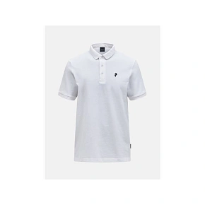 Pánské tričko PEAK PERFORMANCE M Classic Cotton Polo, bílá barva Pánské tričko PEAK PERFORMANCE M Classic Cotton Polo, bílá barva
