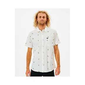 Tričko RIP CURL Hula Breach S/S, bílé Tričko RIP CURL Hula Breach S/S, bílé