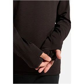 Bluza z kapturem męska Odlo ESSENTIAL THERMAL Mid layer hoody brązowa pánské Bluza z kapturem męska Odlo ESSENTIAL THERMAL Mid layer hoody brązowa pánské