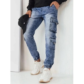 Pánské modré cargo kalhoty UX4229 - Dstreet