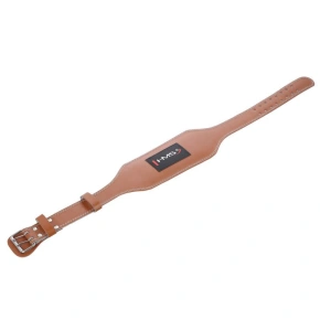 PA3998 HNĚDÝ POSILOVACÍ OPASEK VELIKOSTI XL HMS