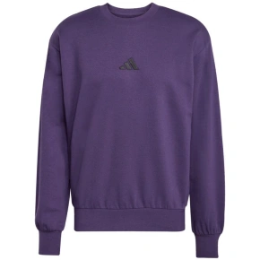 Pánská mikina adidas Essentials Feelcozy Fleece purple JX3313 pánské oblečení