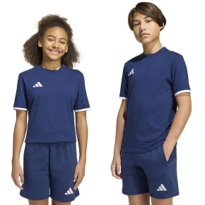 Adidas dětské tričko Entrada 26 Tee navy blue JZ6673 Adidas dětské tričko Entrada 26 Tee navy blue JZ6673