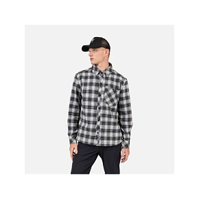 Pánská košile ROSSIGNOL RANCH PLAID SHIRT, černá Pánská košile ROSSIGNOL RANCH PLAID SHIRT, černá