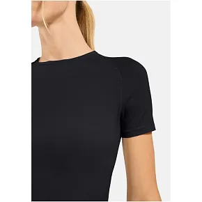 Koszulka termoaktywna z krótkim rękawem damska Odlo BL TOP crew neck s/s PERFORMANCE X-LIGHT czarna