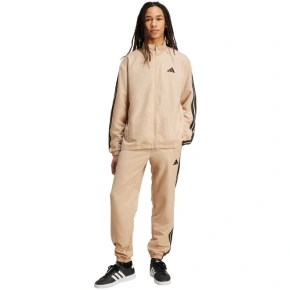 Pánské tepláky adidas Sportswear Basic 3-Stripes Woven Tracksuit Beige JX3149