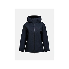 Dámská bunda PEAK PERFORMANCE W Treeline Hipe 2.5L Shell Jacket, černá Dámská bunda PEAK PERFORMANCE W Treeline Hipe 2.5L Shell Jacket, černá
