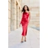 Večerní šaty SUK0438 červené - Roco Fashion