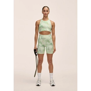 Dámské legíny Casall High Waist Bike Shorts, zelené Dámské legíny Casall High Waist Bike Shorts, zelené