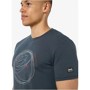 Koszulka SUPER.NATURAL M DONUT TEE niebieska pánské Koszulka SUPER.NATURAL M DONUT TEE niebieska pánské