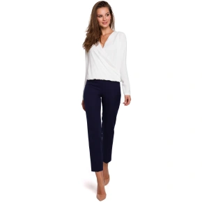 Dámské kalhoty K035 tm. modré - Makover