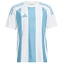 Dětské tričko adidas Striped 24 Jersey bílo-modré IW2137