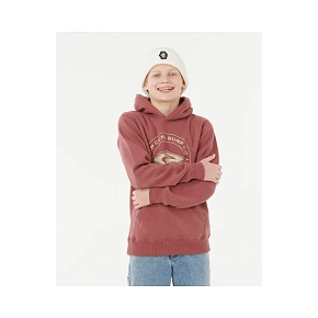 Mikina RIP CURL STAPLER HOOD -BOY červená