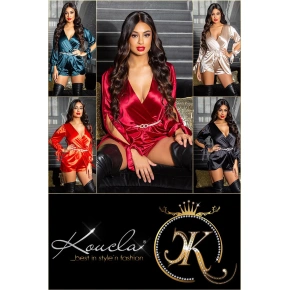 Sexy kombinéza K9608 Satin Look  - Koucla