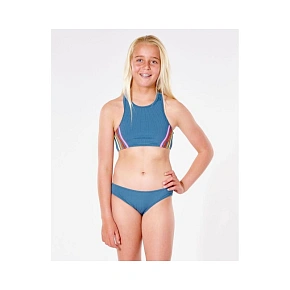 RIP CURL Surf Revival Bikini Crop Set - Dívka - modrý RIP CURL Surf Revival Bikini Crop Set - Dívka - modrý