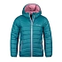 Trollkids Dívčí přechodná dětská bunda Eikefjord teal/mauve (464-334)