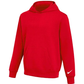 Dětská mikina Nike Park 26 Fleece Hoodie, červená, IO9048, 657 M