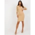 Dámské šaty HS 20 250.23P béžové - FPrice