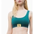 Sportovní podprsenka QF4918E-ZAY zelená - Calvin Klein
