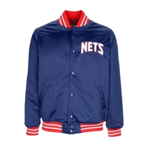 Mitchell & Ness NBA Heavyweight Satin Jacket New Jersey Nets OJBF3413-NJNYYPPPNAVY pánské Mitchell & Ness NBA Heavyweight Satin Jacket New Jersey Nets OJBF3413-NJNYYPPPNAVY pánské