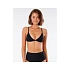 Plavková podprsenka RIP CURL Premium Surf Banded Fixed Tri, černá
