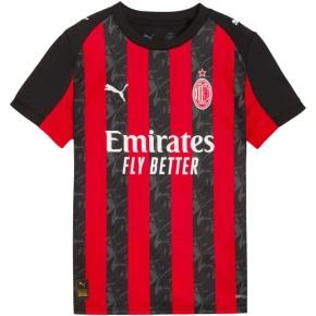 Dětská replika domácího dresu Puma AC Milan černo-červená 779965 01