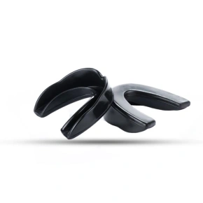 Chránič zubů + krabička - černý | Standardní