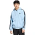 Pánská mikina adidas Essentials 3-Stripes Fleece Full-Zip Hoodie, modrá KY4143