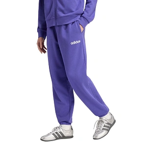 Dámské kalhoty adidas Essentials Linear French Terry Cuffed, fialové, KF8363 Dámské kalhoty adidas Essentials Linear French Terry Cuffed, fialové, KF8363